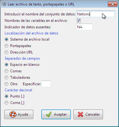 Lectura de datos desde un archivo de texto